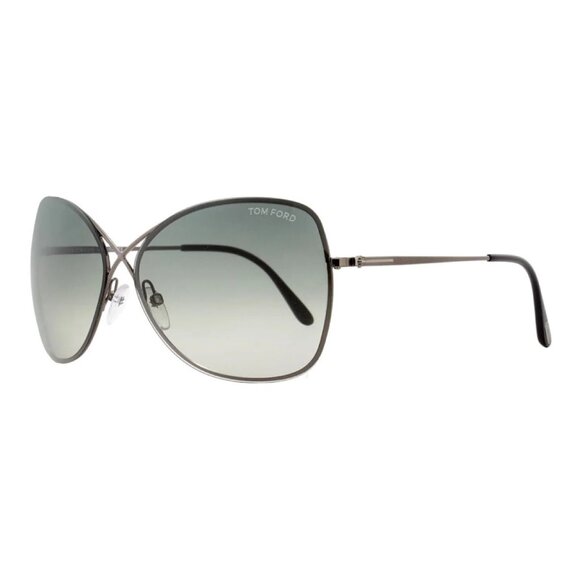 NEW TOM FORD SUNGLASSES, FT0250 08C GUNMETAL WOMEN EYEWEAR TF250 08C